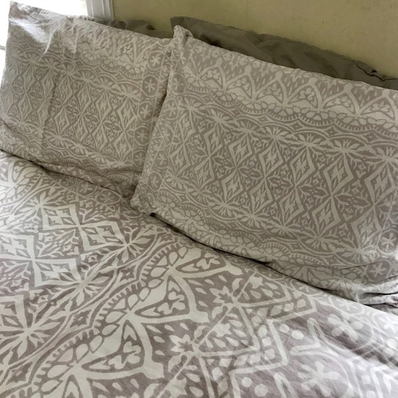 Urban Outfitters Duvet Cover Full/Queen + Shams - Picture 3 of 5